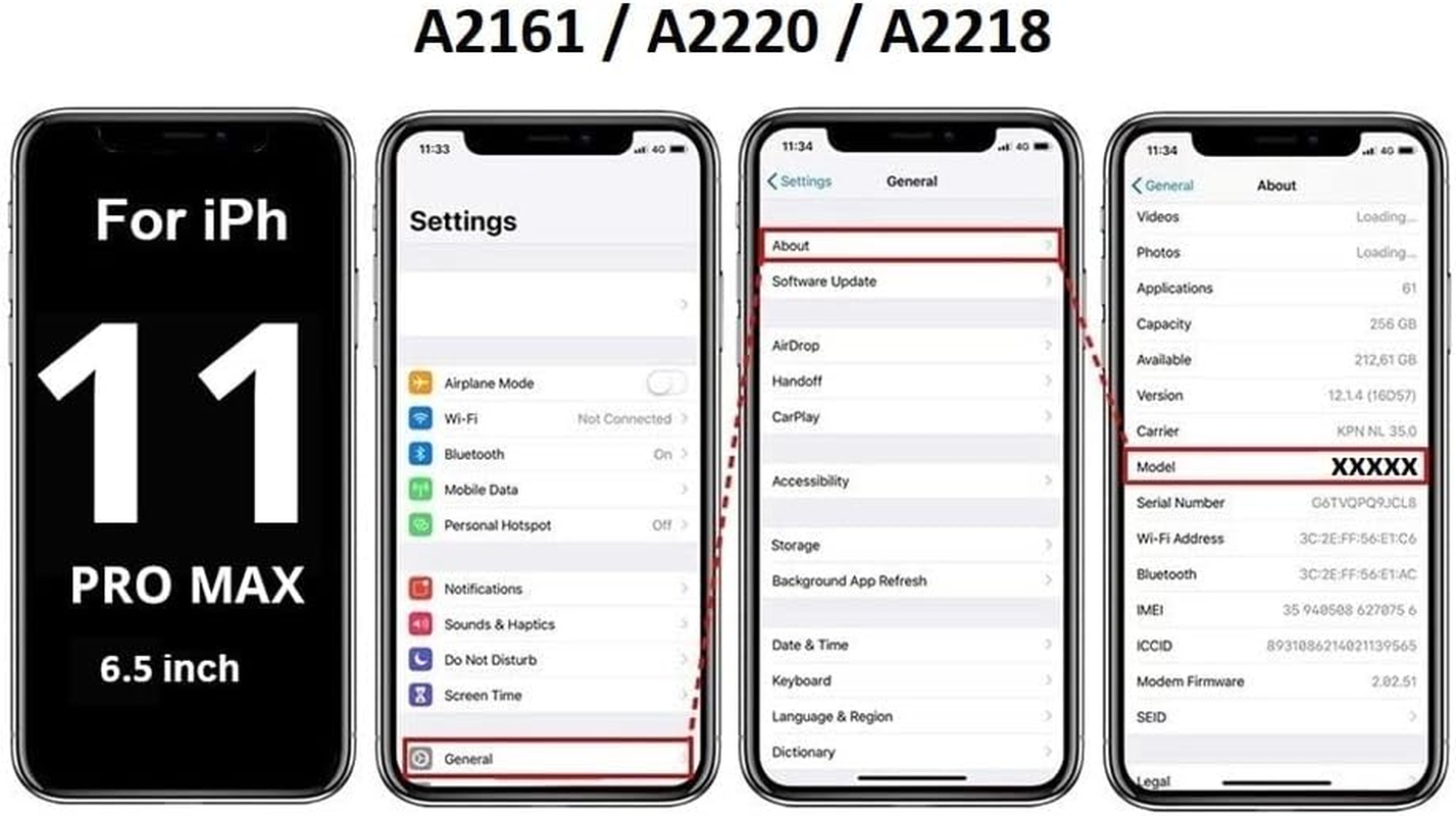DHLK&reg; Earpiece Ear Speaker Compatible with Iphone 11 Pro Max Head Speaker Module Earphone (A2161, A2220, A2218) image number 3