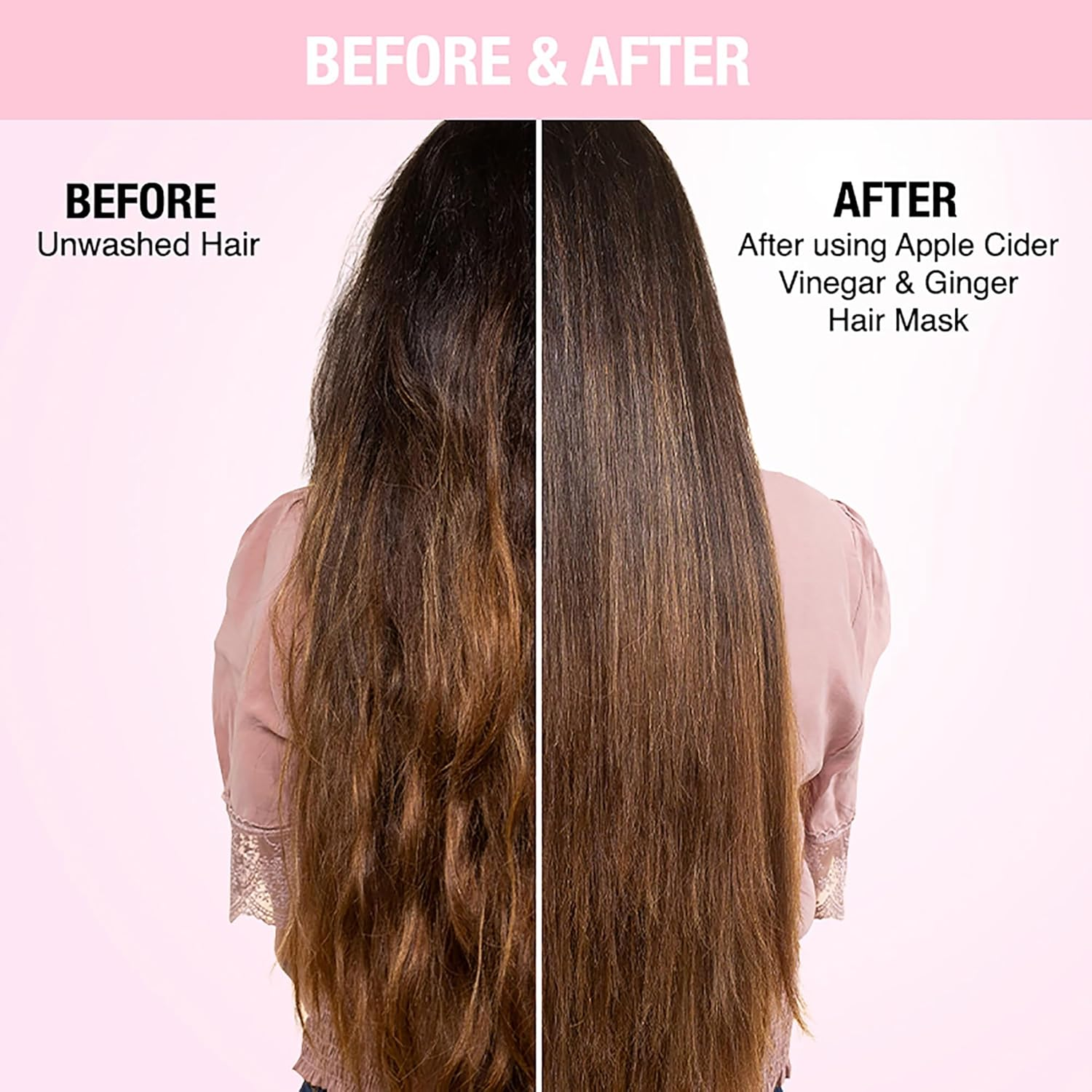 Nykaa Naturals Hair Mask-Anti-Hairfall, Strengthens Hair, Prevents Hair Loss and Thinning, Deep Nourishing-100% Natural Actives, for All Hair Types, Men and Women 200Ml (Apple Cider Vinegar & Ginger) image number 6