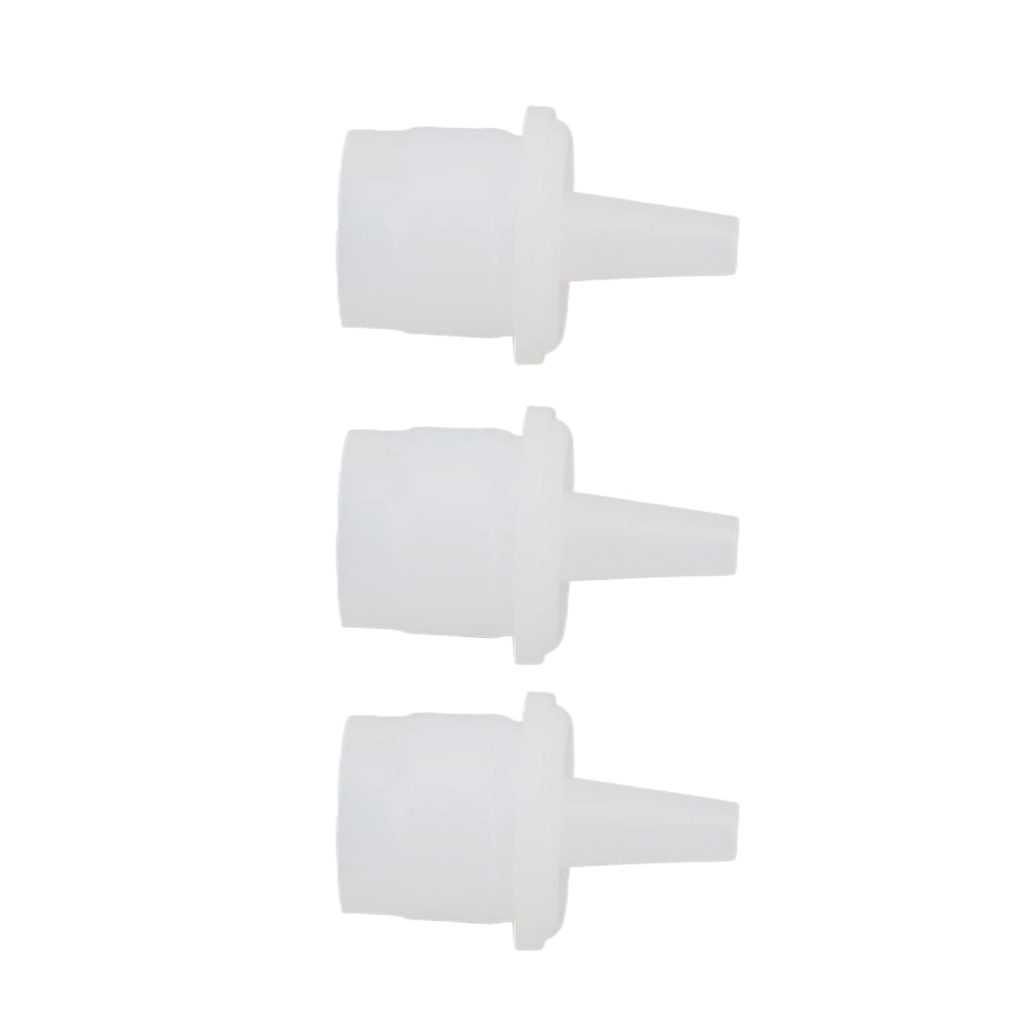 Ejoyous 20PCS ABS Eyelash Glue Bottle Nozzles (0.9X0.5In/22X13Mm) Sealed Dustproof, Sturdy Durable, Fits Eyelash Glue/Pigment/Color Bottles, Nail Art/Eyelash Extension Accessory image number 1