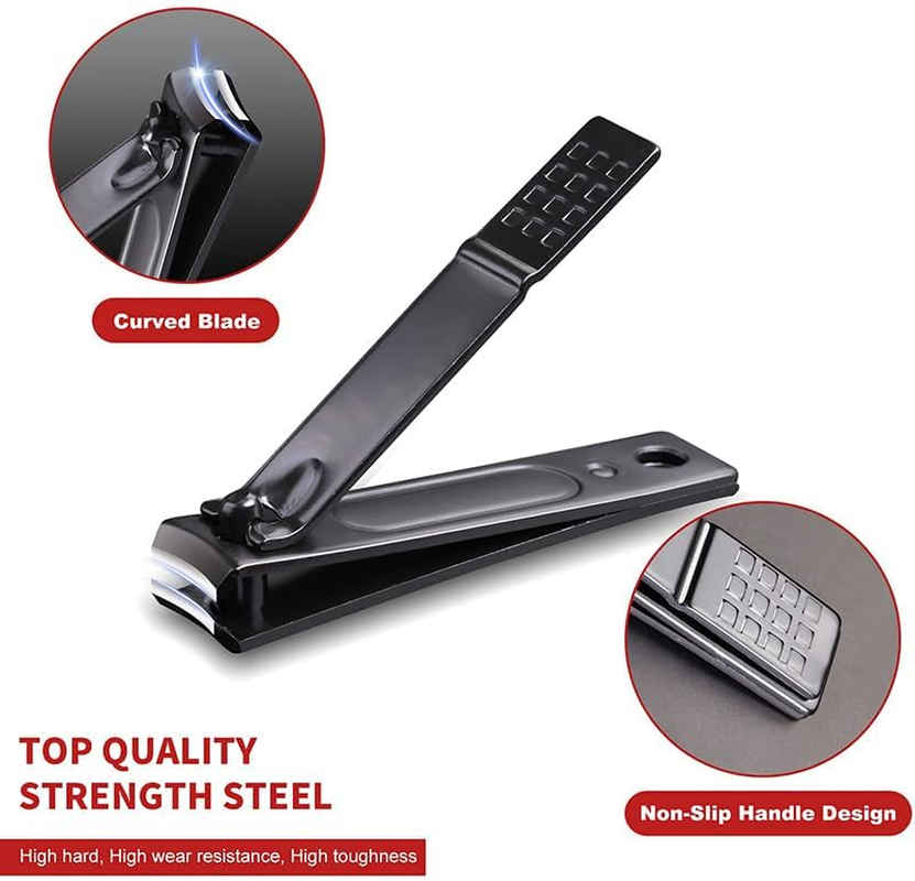 16 in 1 Nail Clippers, Manicure Set, Nail Care Kit, Nail Tools,Toe Nail Clipper,Manicure Kit Professional Pedicure Grooming Kit Toenail Clippers Cutter Ear Pick Nose Hair Scissors image number 2