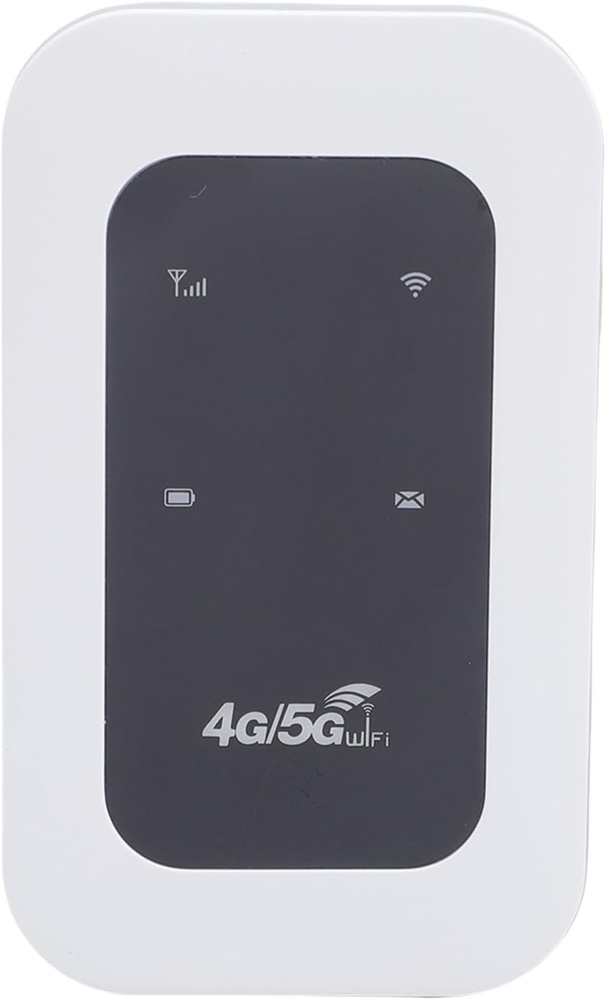 4G 5G Wifi Hotspot, 300Mbps Portable Hotspot up to 10 Devices, Travel Mobile Router with SIM Card Slot for Travel Business Trip Work, Band 1 3 5 40