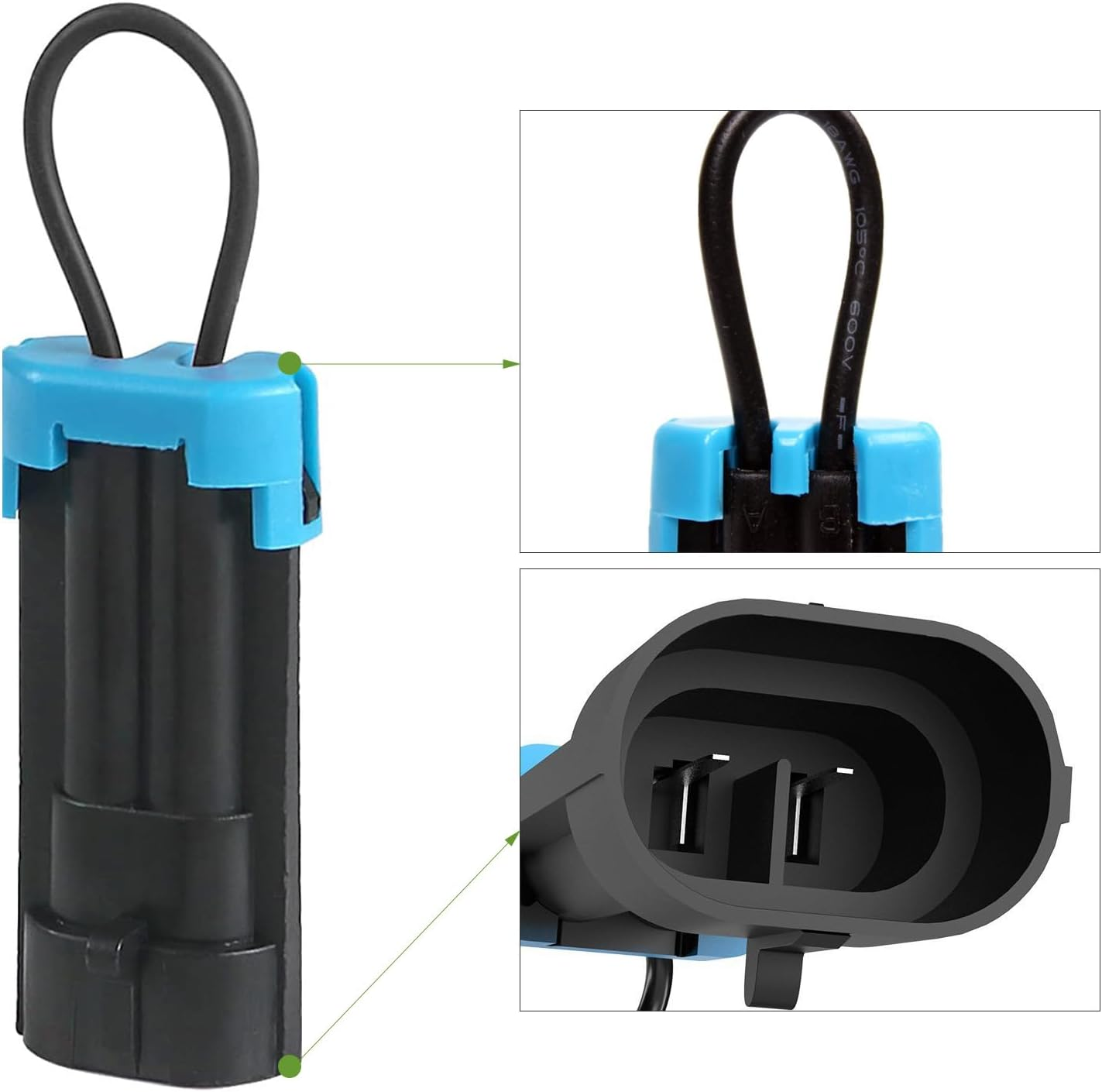 2-Pack Seat Belt Bypass for Polaris RZR RS1 Ranger 570-1000 XP General Harness Override for Can-Am Defender Commander 1000 Maverick X3 Accessories image number 2