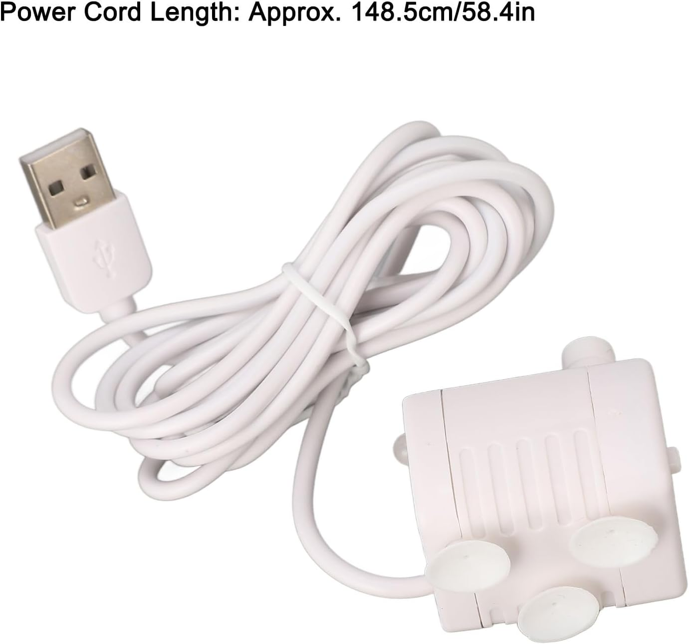 Mini Cat Fountain Pump, USB Powered, Removable Brushless 5V DC Motor, Prevents Dry Burning, Adjustable Flow, Pet Water Fountain Pump for Replacement image number 2