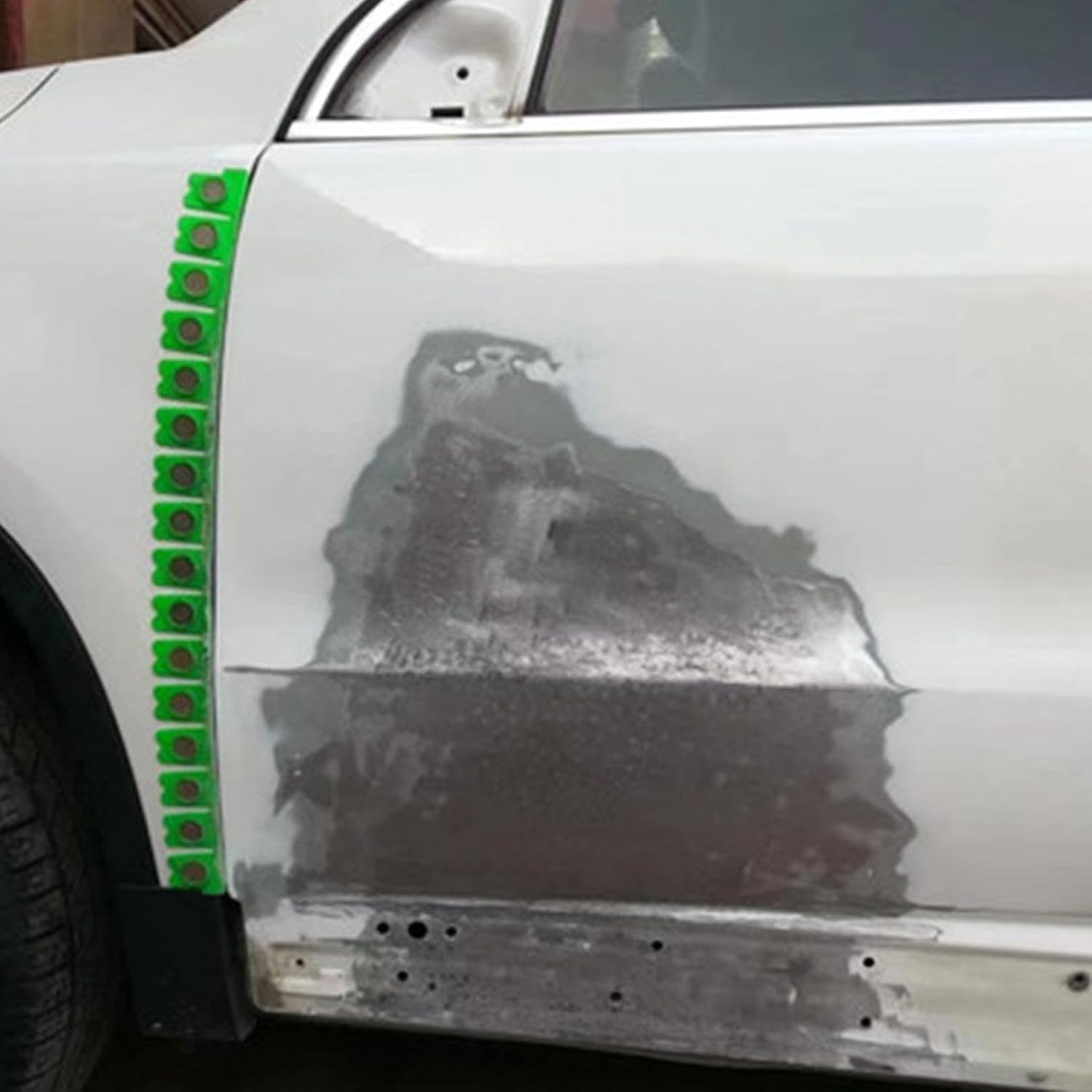 Automotive Sheet Metal - Dry Grinding Band, Stainless Steel Magnetic Protection Strip for Grinding | High Performance Automotive Body Sanding Tool, V Protection Supplies image number 3