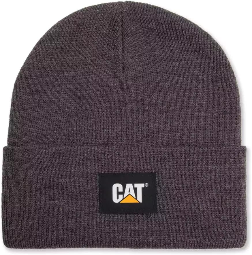 CAT Unisex Label Cuff Beanie - Army Moss image number 3