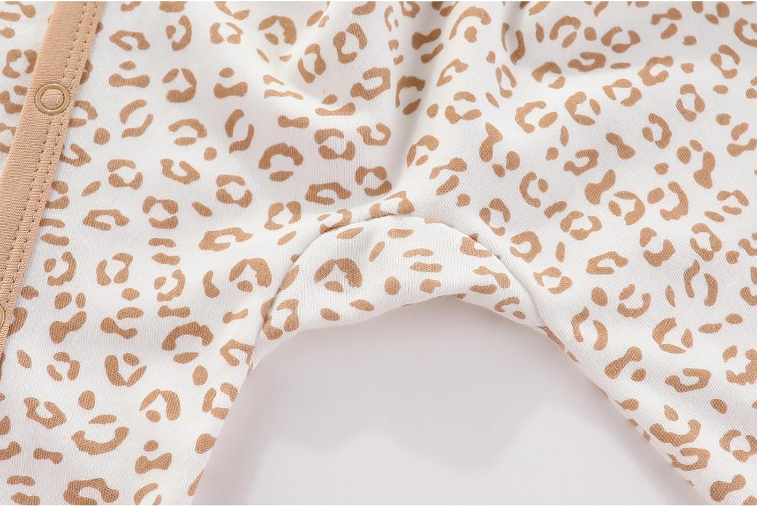 JELYLOVE Unisex Baby Boy Girl Footies Rompers Cotton Long Sleeve 3 Pack Infant Jumpsuits 0-12Months Babies' Outfits image number 2