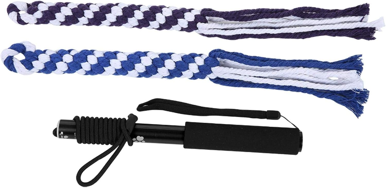 EVTSCAN Pets Dog Cat Toys, Retractable Stick Cat Teaser, Training Play Wand Pet Get More Exercise Outdoor Playing Chasing Chewing(L-黑色) image number 5