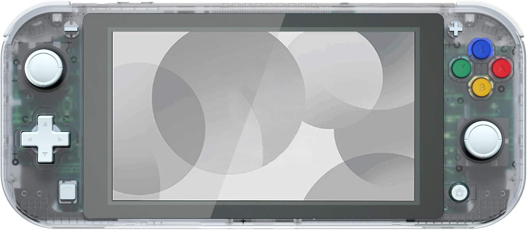 Extremerate Transparent Clear DIY Replacement Shell for Nintendo Switch Lite, NSL Handheld Controller Housing W/Screen Protector, Custom Case Cover for Nintendo Switch Lite image number 5