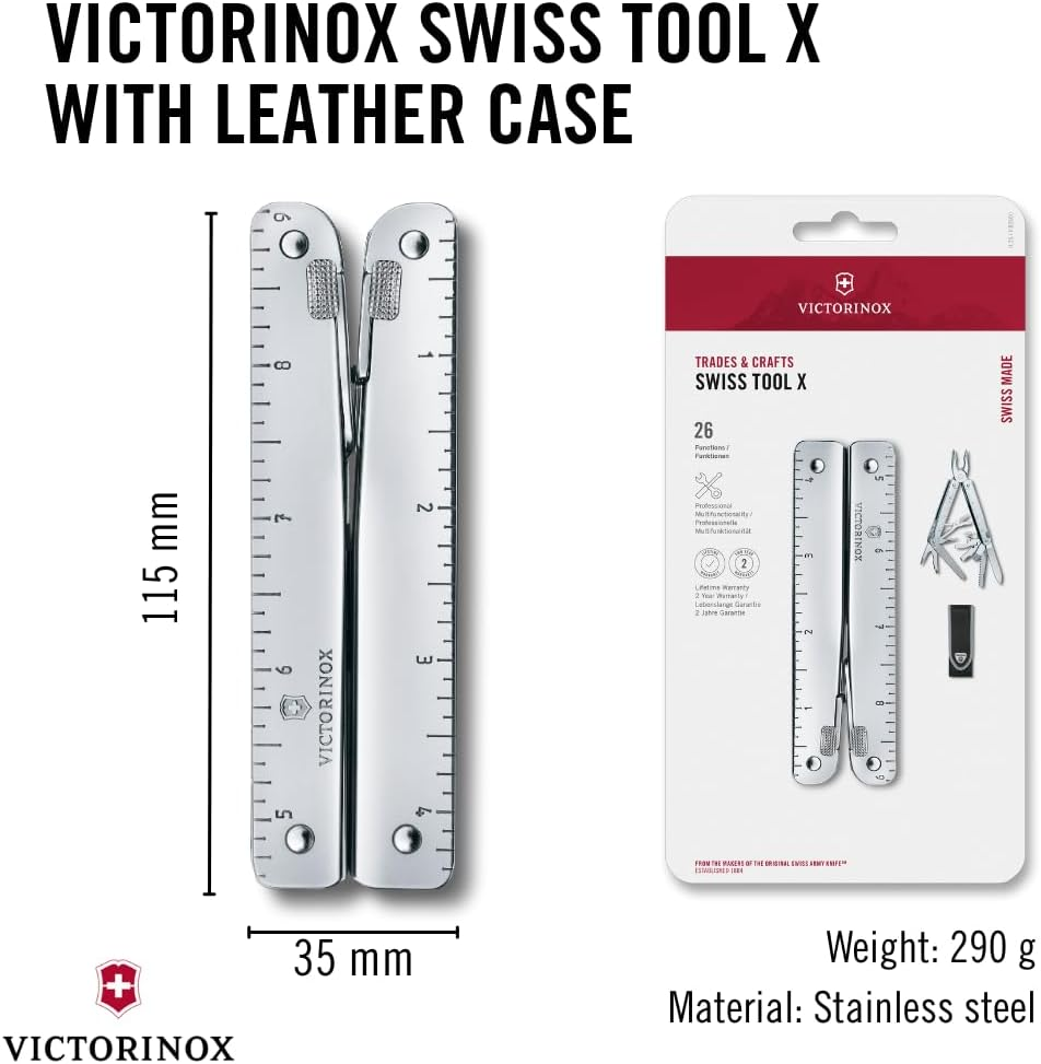 Victorinox 3.0327.L Swiss Army Swisstool X, Silver, 115Mm image number 2