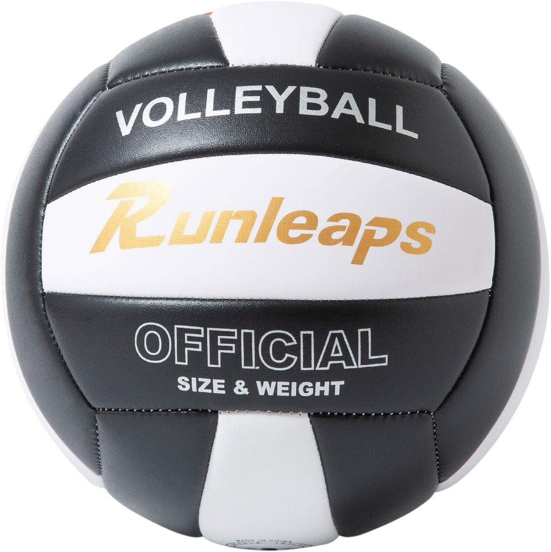 Runleaps Volleyball, Waterproof Indoor Outdoor Volleyball for Beach Game Gym Training (Official Size 5)