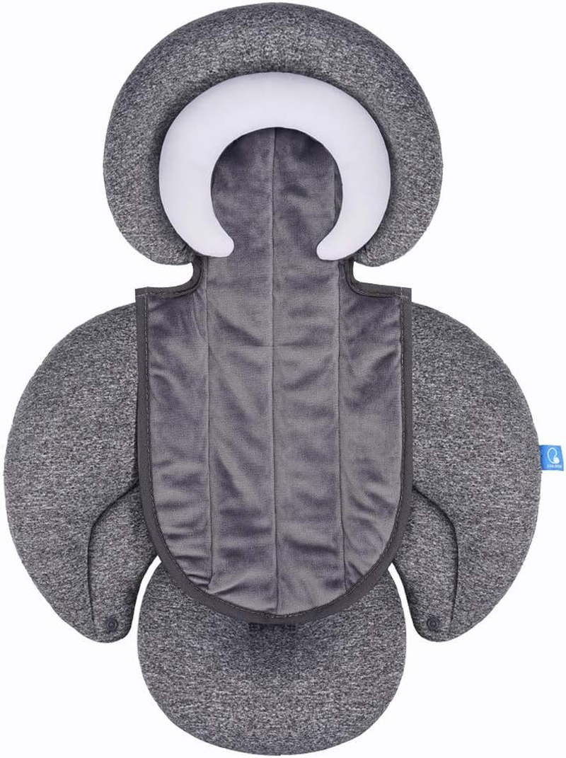 COOLBEBE Upgraded 3-In-1 Babybody Support for Newborn Infant Toddler - Extra Soft Car Seat Insert Cushion Pad, Perfect for Carseats, Strollers, Swings
