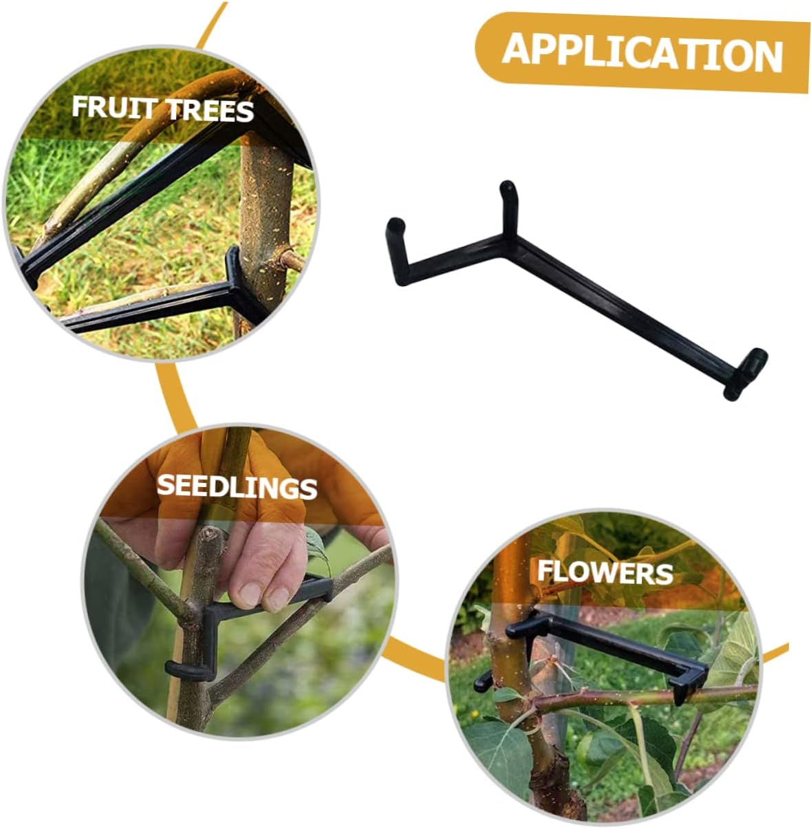 GANAZONO 20Pcs Garden Bonsai Moderators Plant Branches Trainer Plant Fixing Clips Branch Modelling Tools image number 2