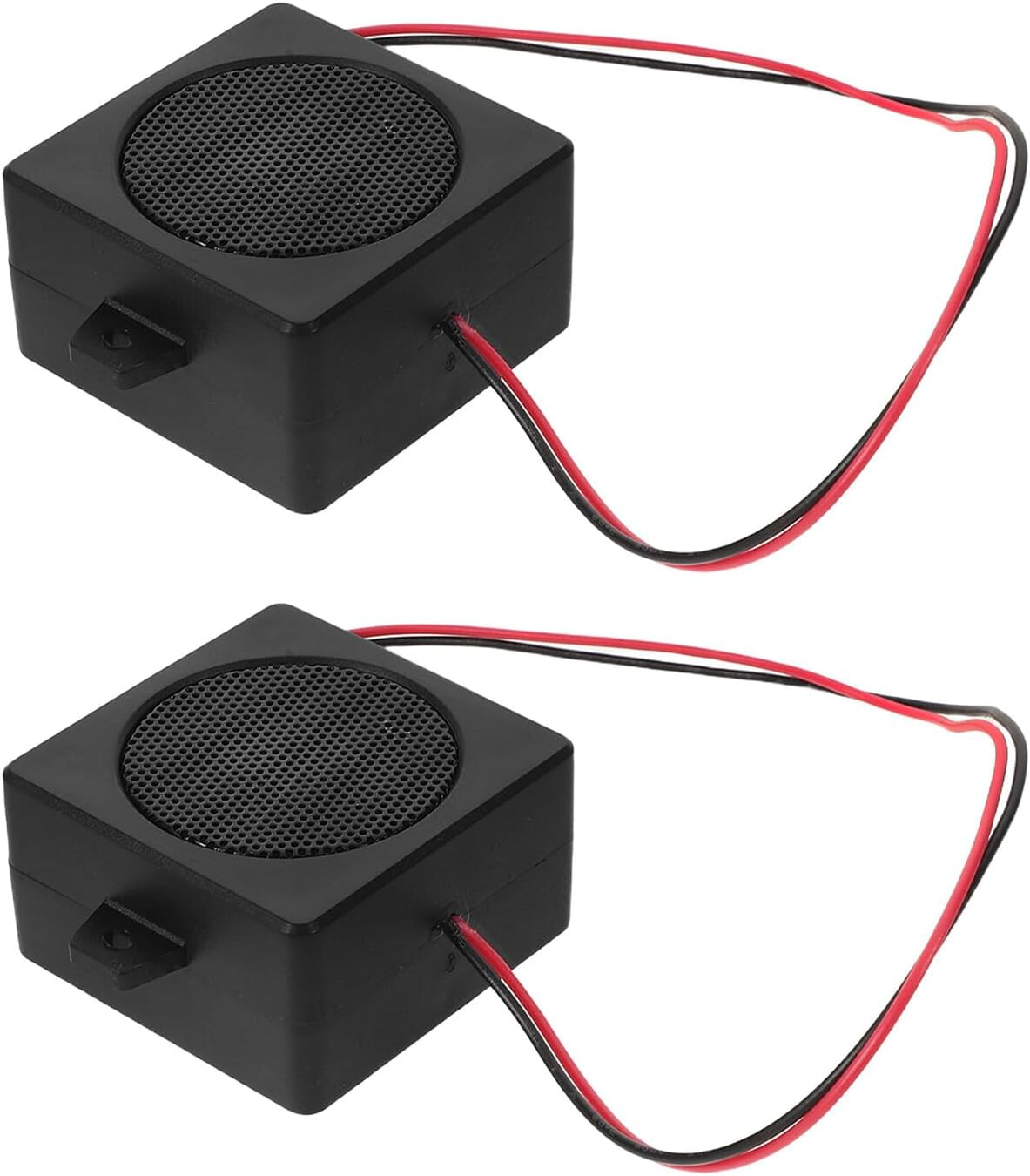 Kisangel 2Pcs 5W 4Ohm Full-Range Mini Speakers with Single Cavity, Wired Small Audio Speaker for Advertising Displays and LCD Monitors, Lightweight Portable Sound System for Outdoor Use image number 2