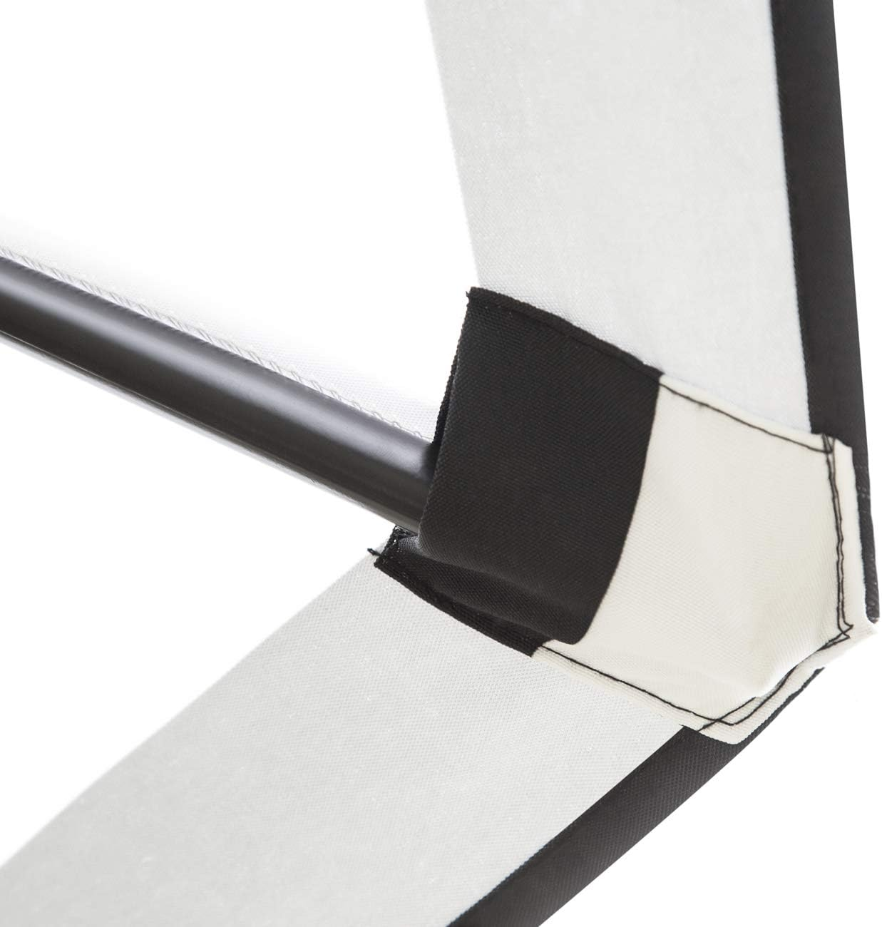 Sunnyglade 9Ft Patio Umbrella Canopy Market Umbrella Top Outdoor Umbrella Canopy with 8 Ribs - Black And White image number 2