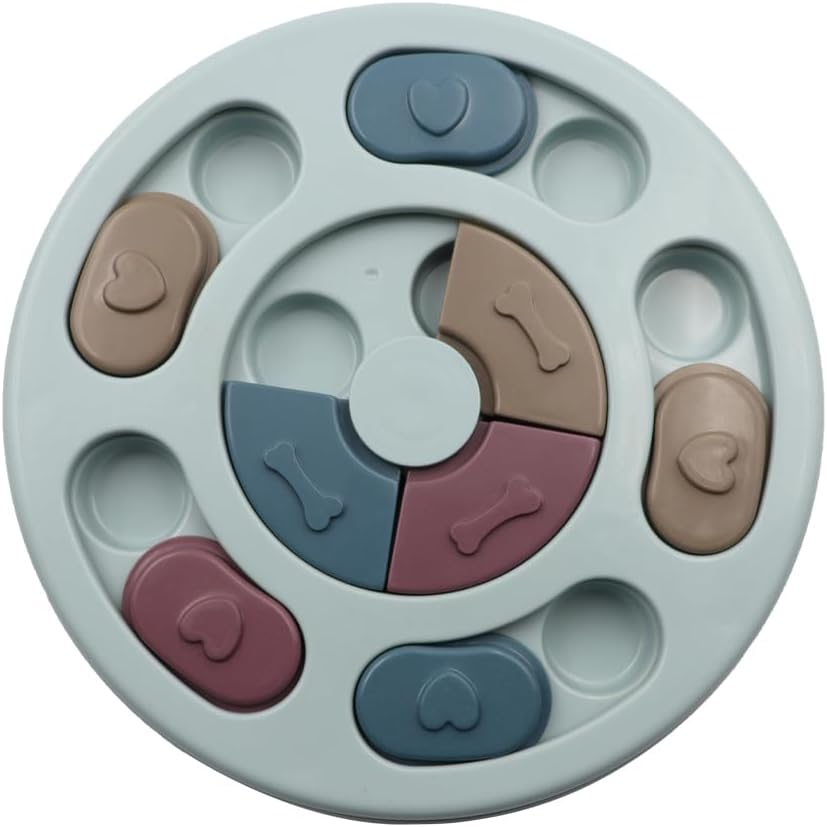 CENPEK Dog Puzzle Game Feeder Dog Game Education Intelligence Dog Puzzle Game Dog Game with Non-Slip Slow Feeder Puzzle Bowl for Puppies Pets image number 2