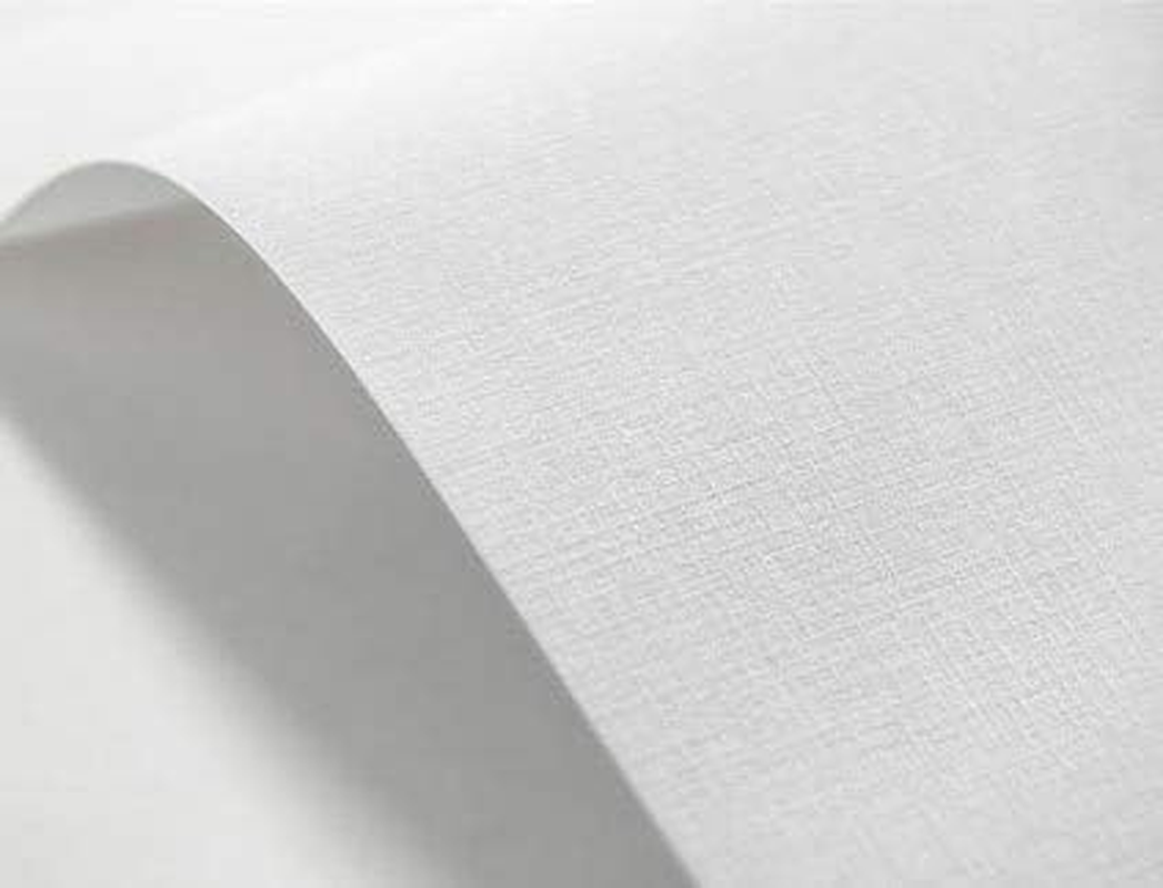 40 X Cream 246 G Textured Paper Linen Embossed Linen Texture Embossing DIN A5 148 X 210 Mm Ivory Card Chamois Craft Cardboard Structured Ideal for Business Cards Invitation Cards Certificates