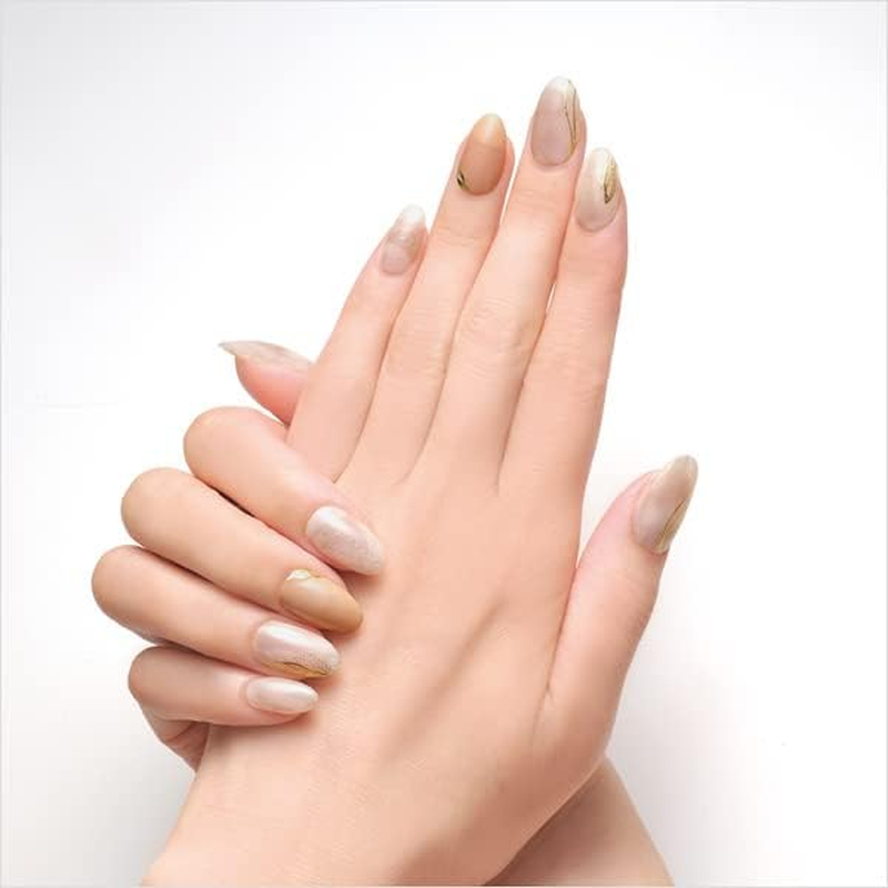 Lisd'Or Spirit Shell Spirit Shell Gel Nail Stickers, Hand Nails, Pack of 24