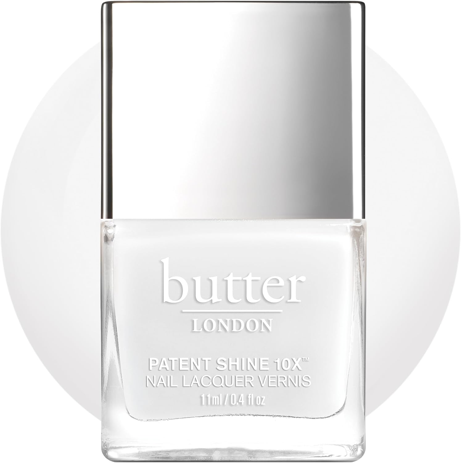 Butter London Patent Shine 10X Nail Lacquer - Offers Gel-Like Finish - Helps Prevent Breakage - Chip and Fade Resistant - Delivers Full Coverage Color - Cruelty-Free - Cotton Buds - 11 Ml