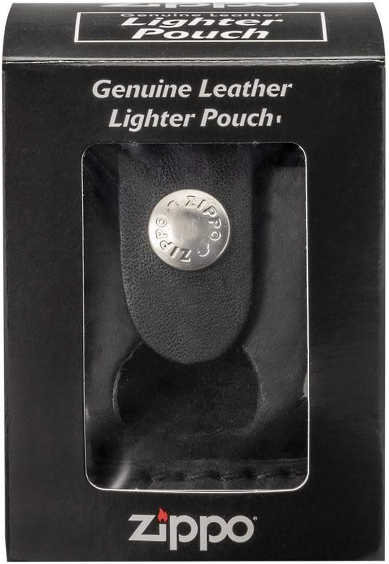 Zippo Adult-Unisex LPTBK Leather Lighter Pouch with Loop and Thumb Notch image number 1