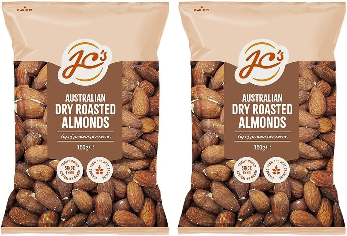 J.C.'S Quality Foods Roasted Australian Almonds 150G image number 1