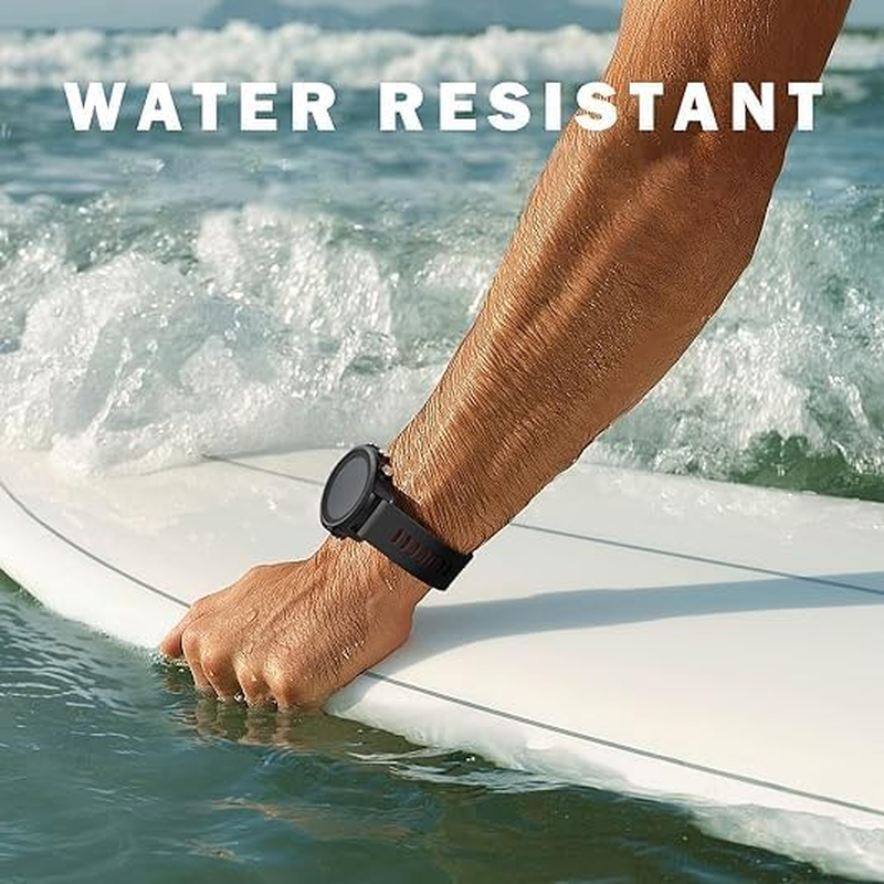 Compatible with Garmin Forerunner 245/645/55 Watch Band, 20Mm Sport Strap for Galaxy Watch 6/5/4 Vivoactive 3 Forerunner 645/245 Music Band, Soft Wristbands for Garmin Venu/Venu Sq/Vivomove HR