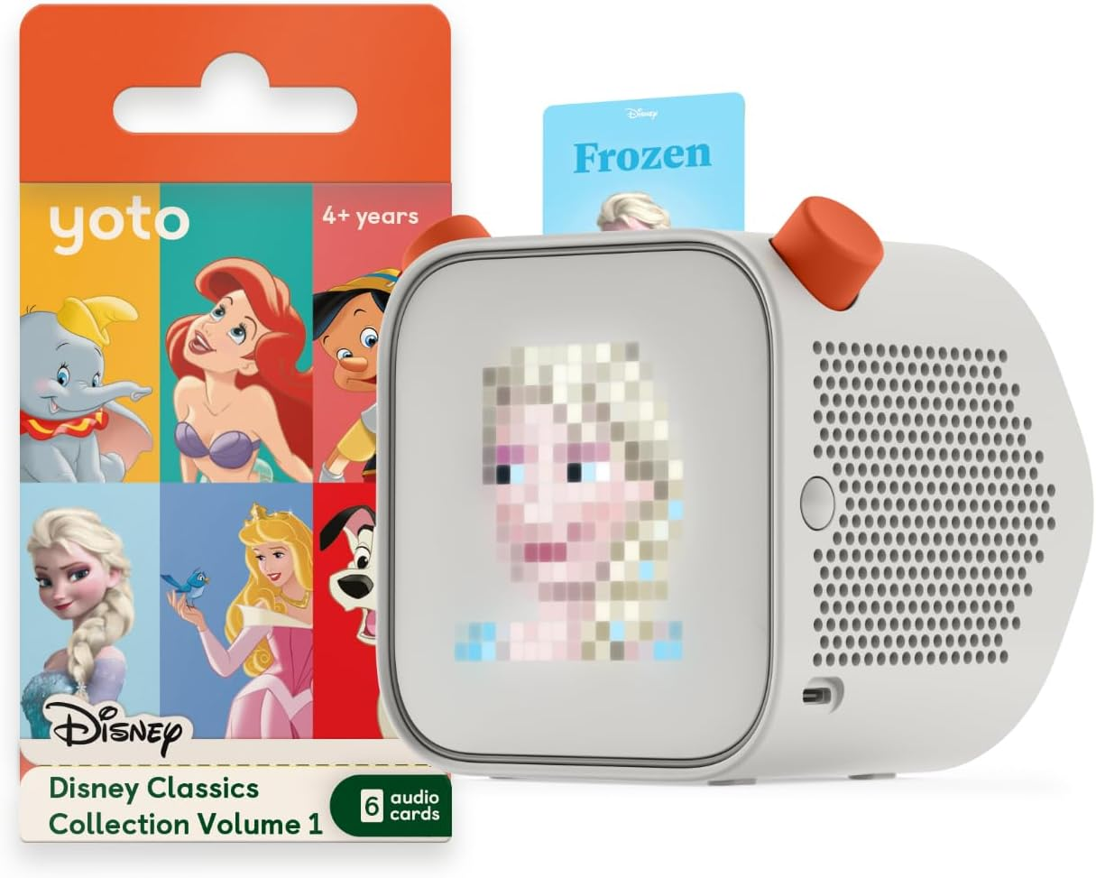 Yoto Player (3Rd Gen.) + Disney Classics Bundle &ndash; Bluetooth Audio Speaker, All-In-1 Screen-Free Device Plays Stories Music Podcasts Radio White Noise Thermometer Ok-To-Wake Alarm Clock, (HBP3UK02445) image number 2