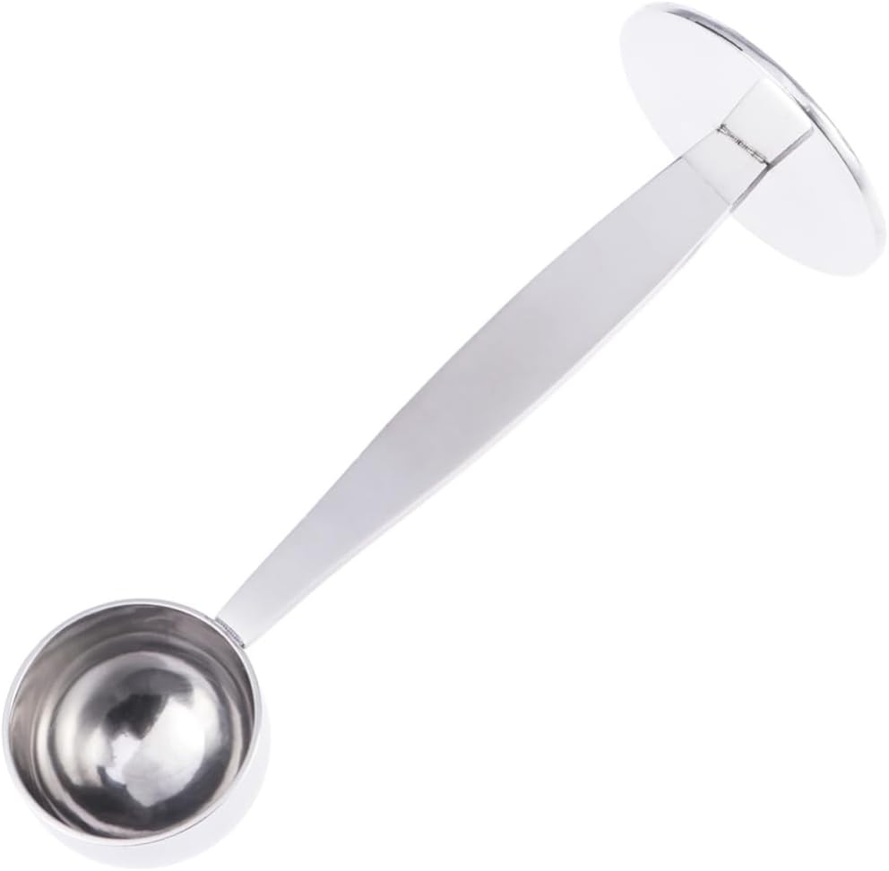 Gatuida Stainless Steel Espresso Tamper Spoon Coffee Measure Scoop Combo for Ground Coffee Tea Cocoa Protein Powder with Sturdy Base Easy to Clean Dishwasher Safe image number 4