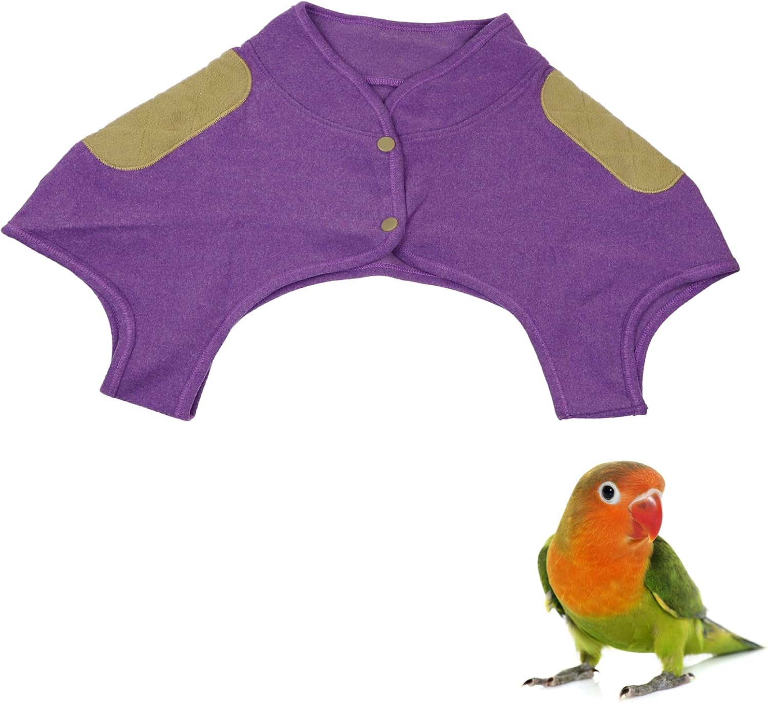 Parrot Training Shoulder Cape, Parrot anti Scratch Shoulder Protector, Parrots Bird Poop Clothing Protector Stand anti Scratch Anklet Pet Shoulder Pad Diaper Shawl for Small Large Birds