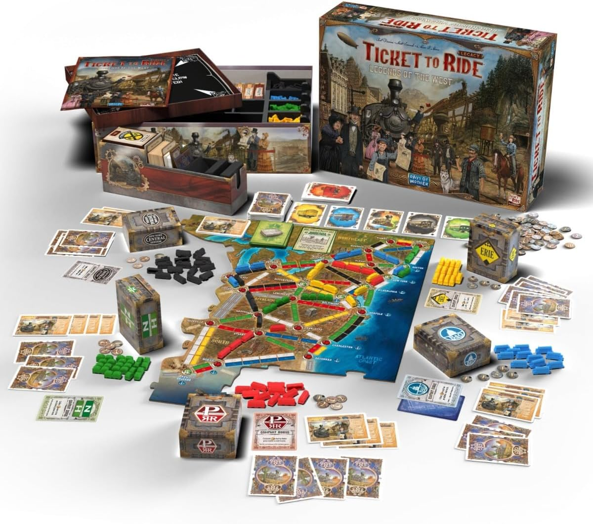 Ticket to Ride Legends of the West | Campaign Board Game | 2-5 Players | 20-90 Mins | Ages 10+ image number 5