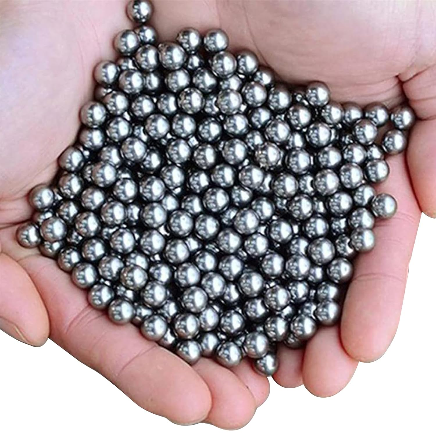 Acbbmns 100Pcs 6Mm Steel Balls 201 Stainless Steel Bearing Balls Precision Balls, Bearing Ball Replacement Part image number 4
