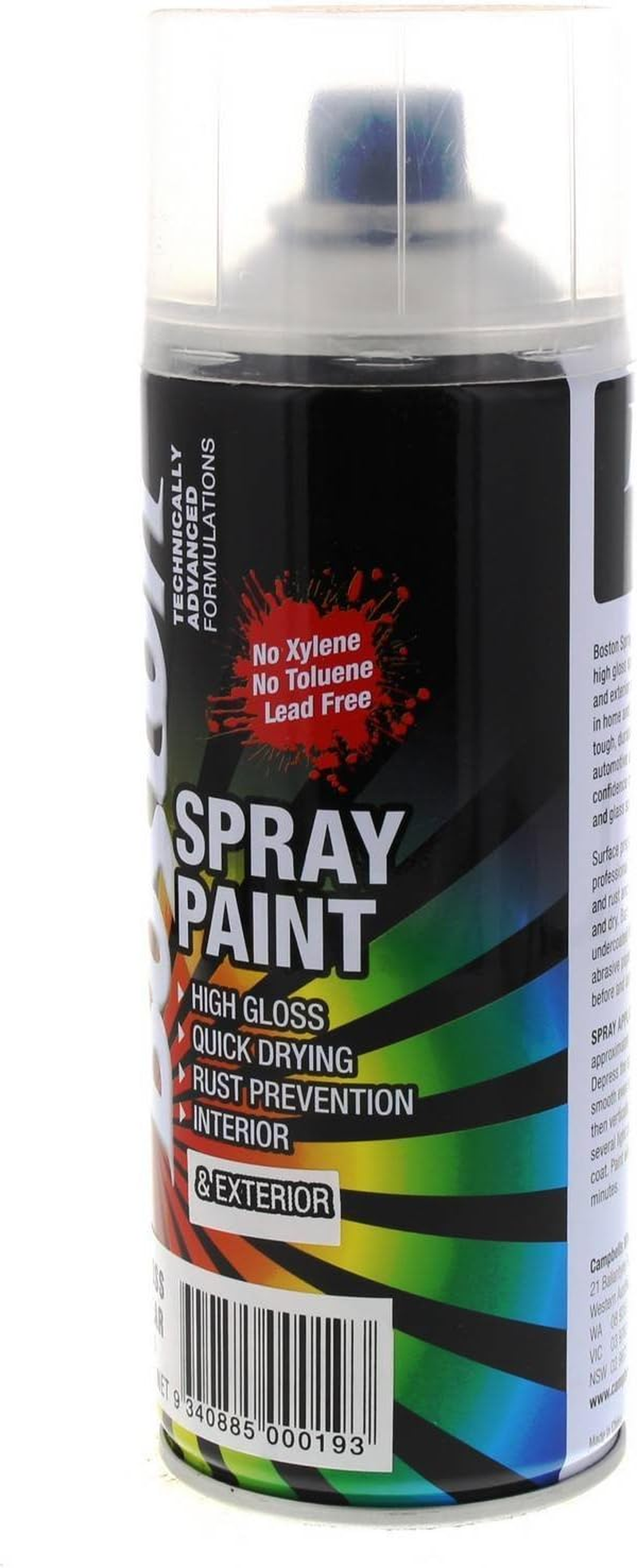 Boston Spray Paint 250 Gram Clear image number 2