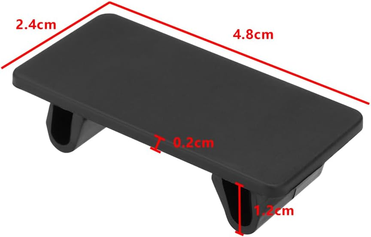 Emagtech 4Pcs Car Boat Rocker Switch Panel Blanking Plate Rocker Switch Panel Holder Compatible with Carling ARB Narva (48X24X12Mm) image number 1