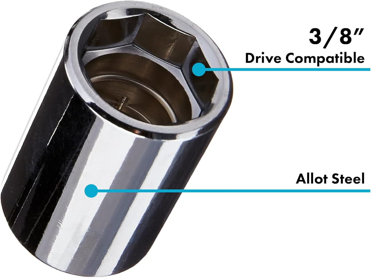 Mastercool 98234 Socket, Silver image number 1