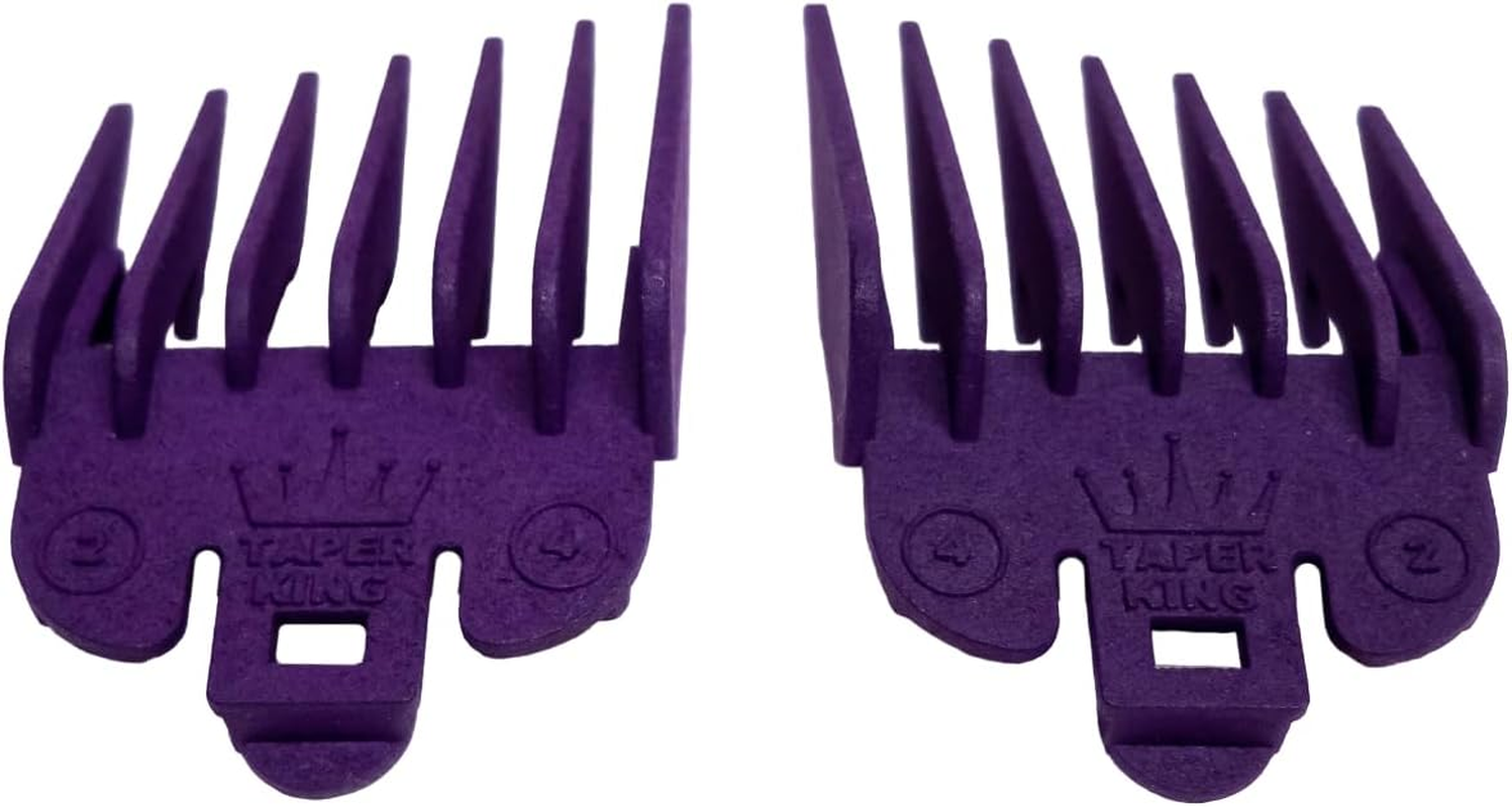 Taper King Clipper Guide Combs - Fool Proof Tapers & Fades at Home! Granite (#0 to #3) - Compatible with Oster/Andis Clippers! image number 2