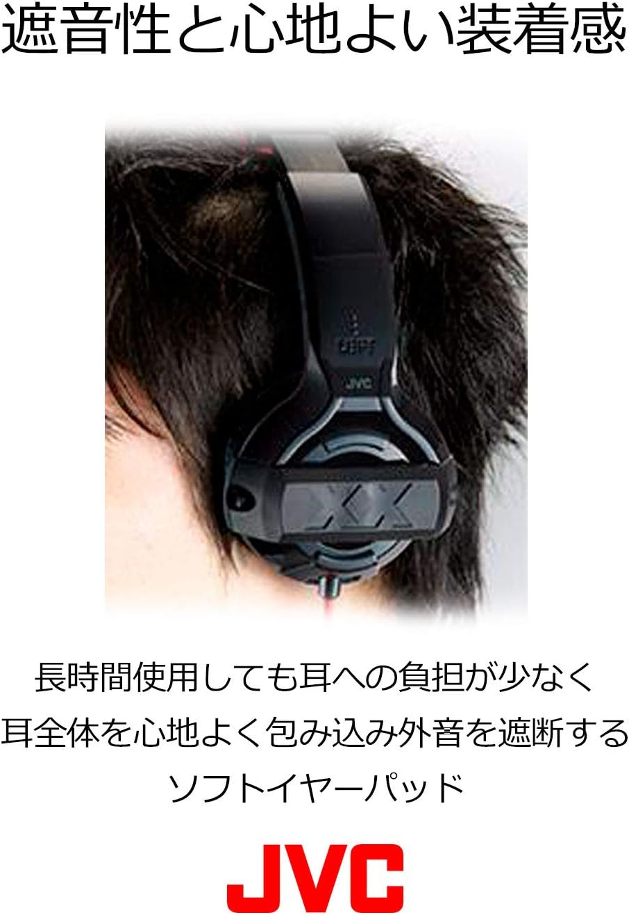 JVC Kenwood JVC On-Ear Headphone HA-XS10X (Japan Import) image number 4