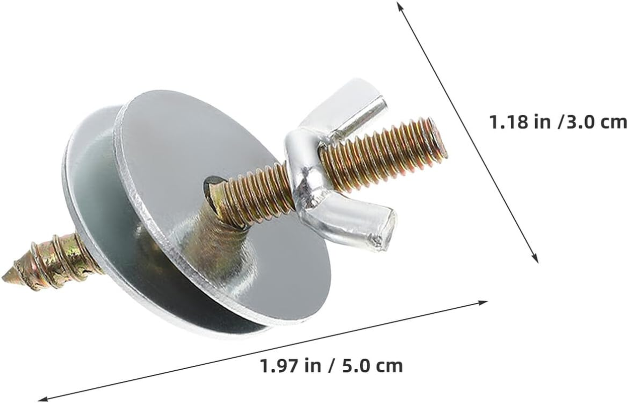 COHEALI 24 Sets Bird Cage Perch Screws and Cage Nuts Stainless Steel Hardware Kit with Washers for Parrot Chinchilla Platforms and Breeding Boxes Fixing Screws for Secure Pet Enclosures image number 5