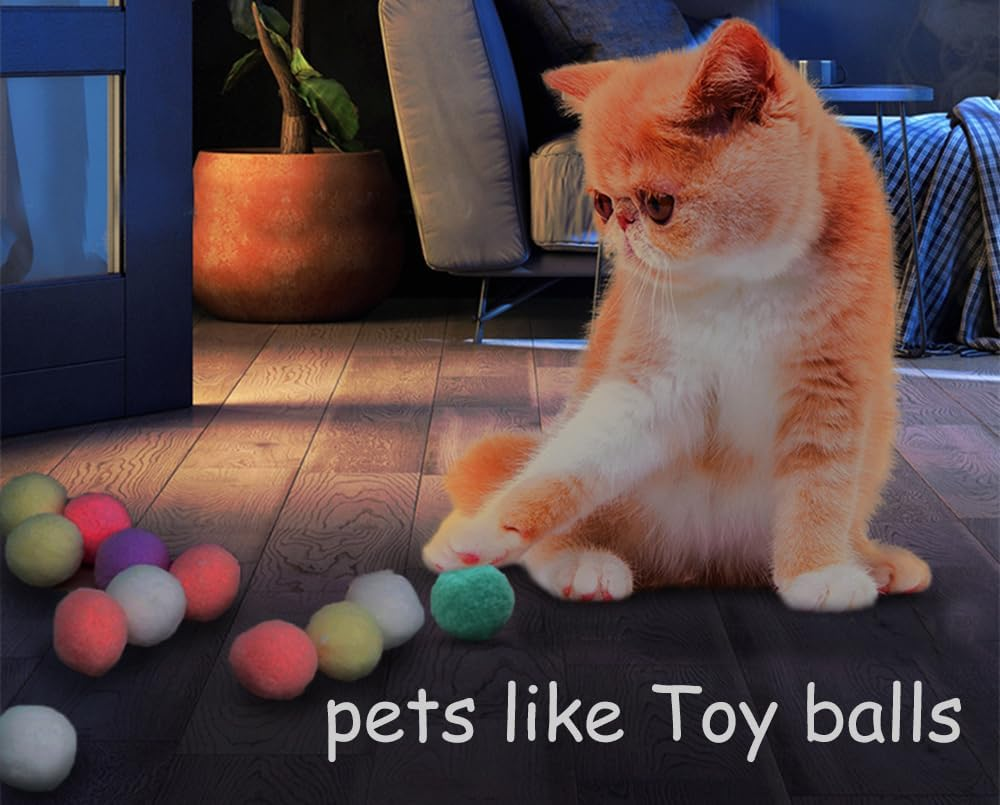 2-Piece Cat Bowls Black Raised Pet Bowl Prevent Neck Pain Feeding Wide Cat Bowl anti Vomiting Cat Feeding Plates with Non-Slip Mat and Cat Toy B image number 6