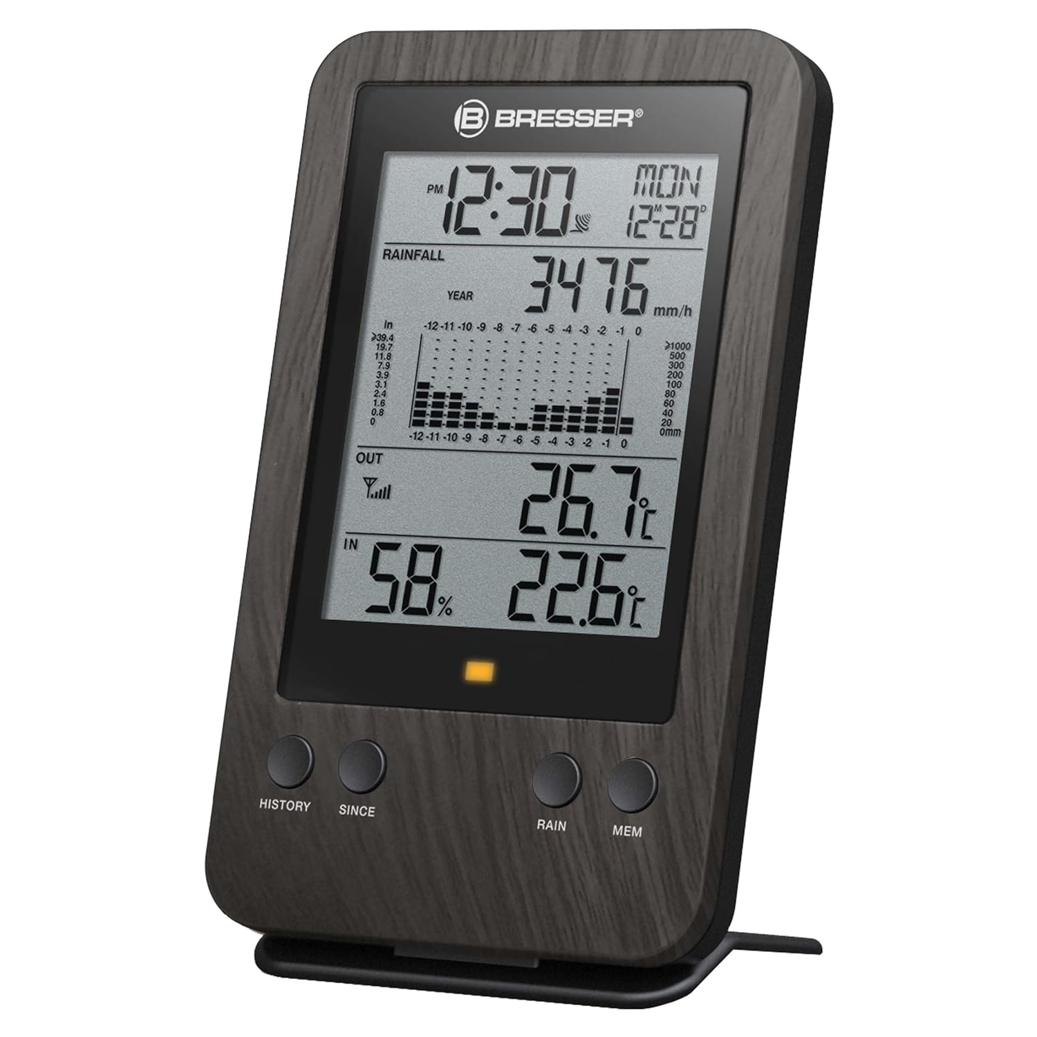 Bresser 7002533 Rain Gauge Wood Effect image number 3