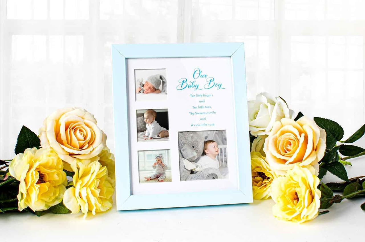 Its a Baby Boy Gift Photo Frame Blue Newborn Shower Present Picture Keepsake image number 1