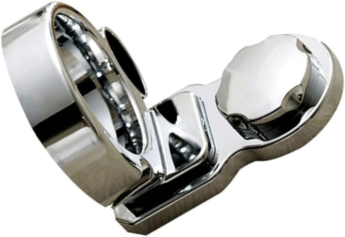 MUSISALY Hair Dryer Holder Wall-Mounted Storage Rack 1-Piece Silver Suction Cup Type Punch-Free Organizer for Bathroom Easy Access image number 6