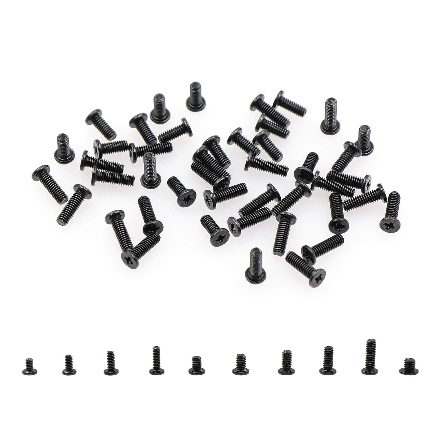 Waycreat 800Pcs M2 M2.5 M3 Laptop Notebook Computer Screws Set Kit for IBM HP Dell Samsung Sony Toshiba Gateway Acer Lenovo(10 Sizes) image number 1