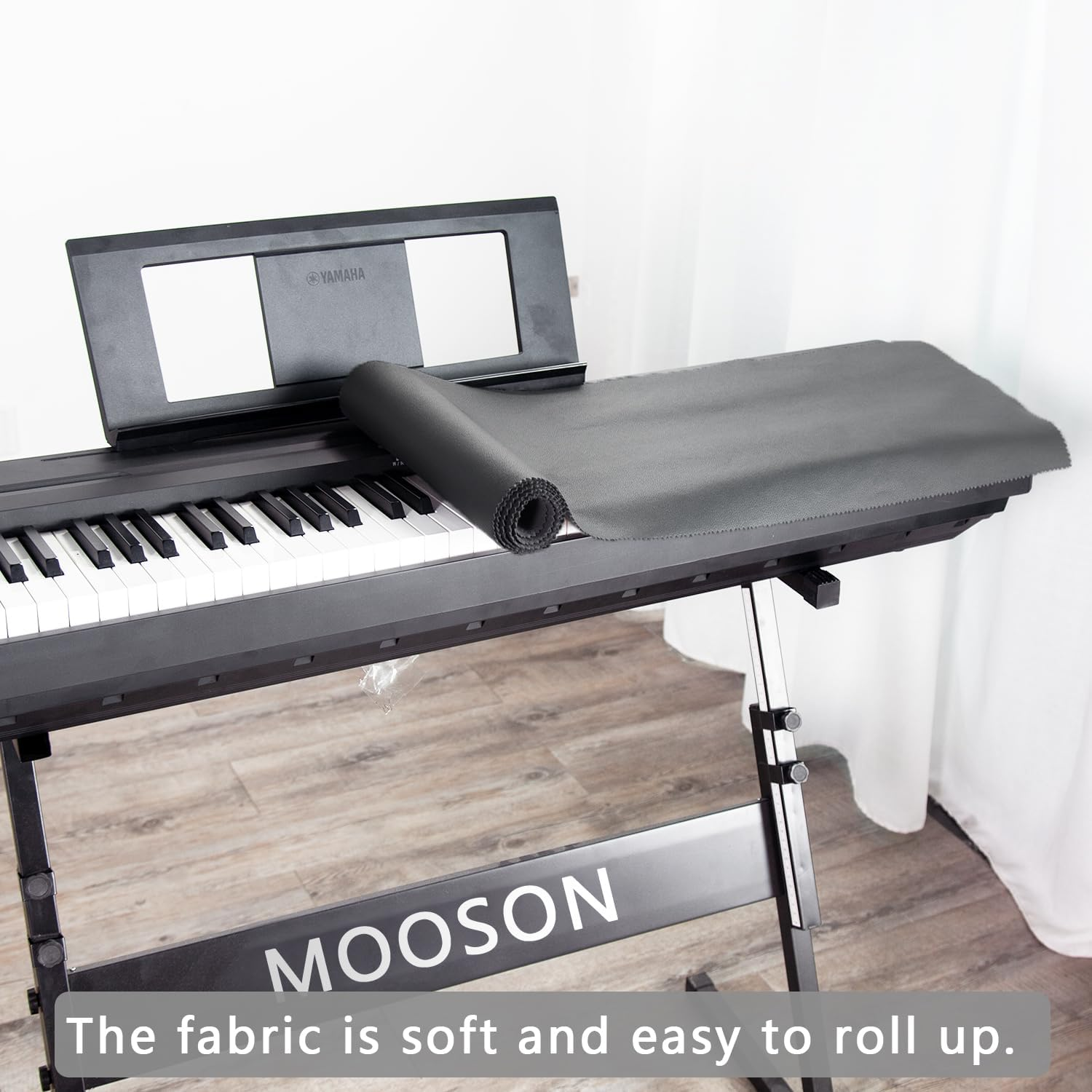 Keyboard Piano Cover, Digital Piano Dust Cover, Light Luxury Soft and Premium Surface, Thickening Electronic Organ Covering Keyboard Update Encasement image number 3