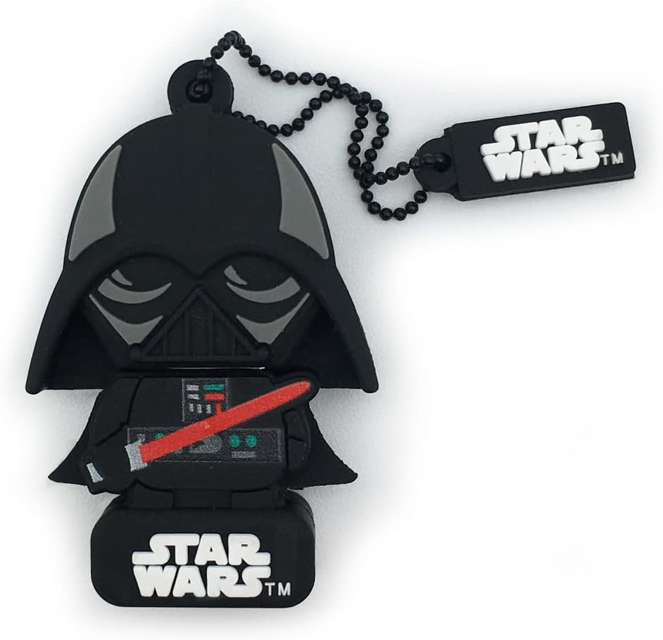 Wondee Disney Star Wars USB Stick Funny 32 GB Darth Vader - Star Wars Funny Gifts Gadget USB Gift Star Wars for Men and Children, Gift Idea for Birthday, Christmas or Communion