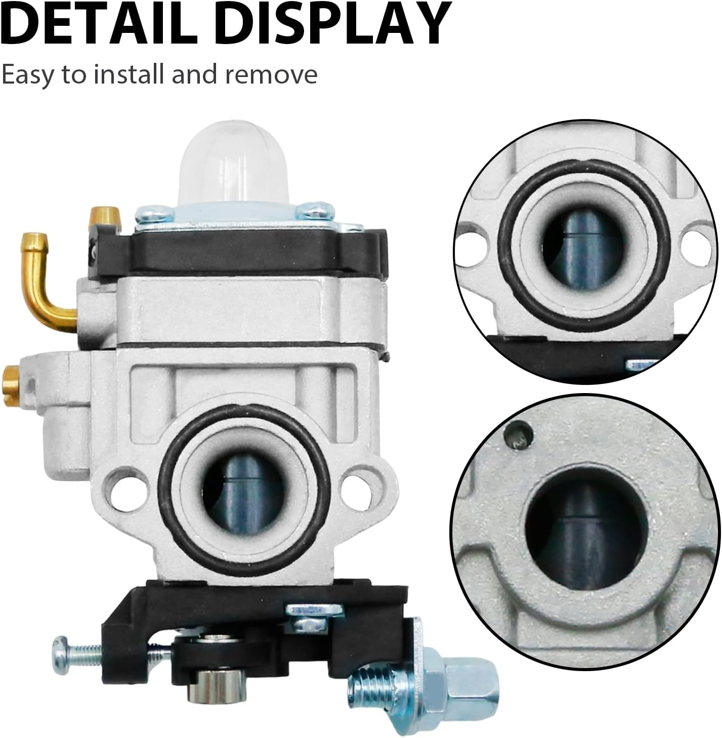 SYOWADA 16100-Z0H-053 16100-Z0H-825 Carburetor Kit, Replacement for Honda GX25 GX35, Replacement for Honda UMK425 ULT425 UMS425 Trimmer Lawn Mower image number 1
