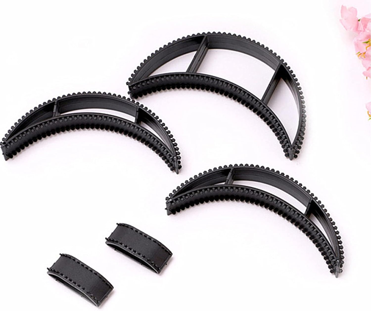 Ycfish 5Pcs Bump It Black Styling Coiler Set, Volume Hair Hair Accessory for Fluffy Hairstyling Tools for Women and Girls image number 4