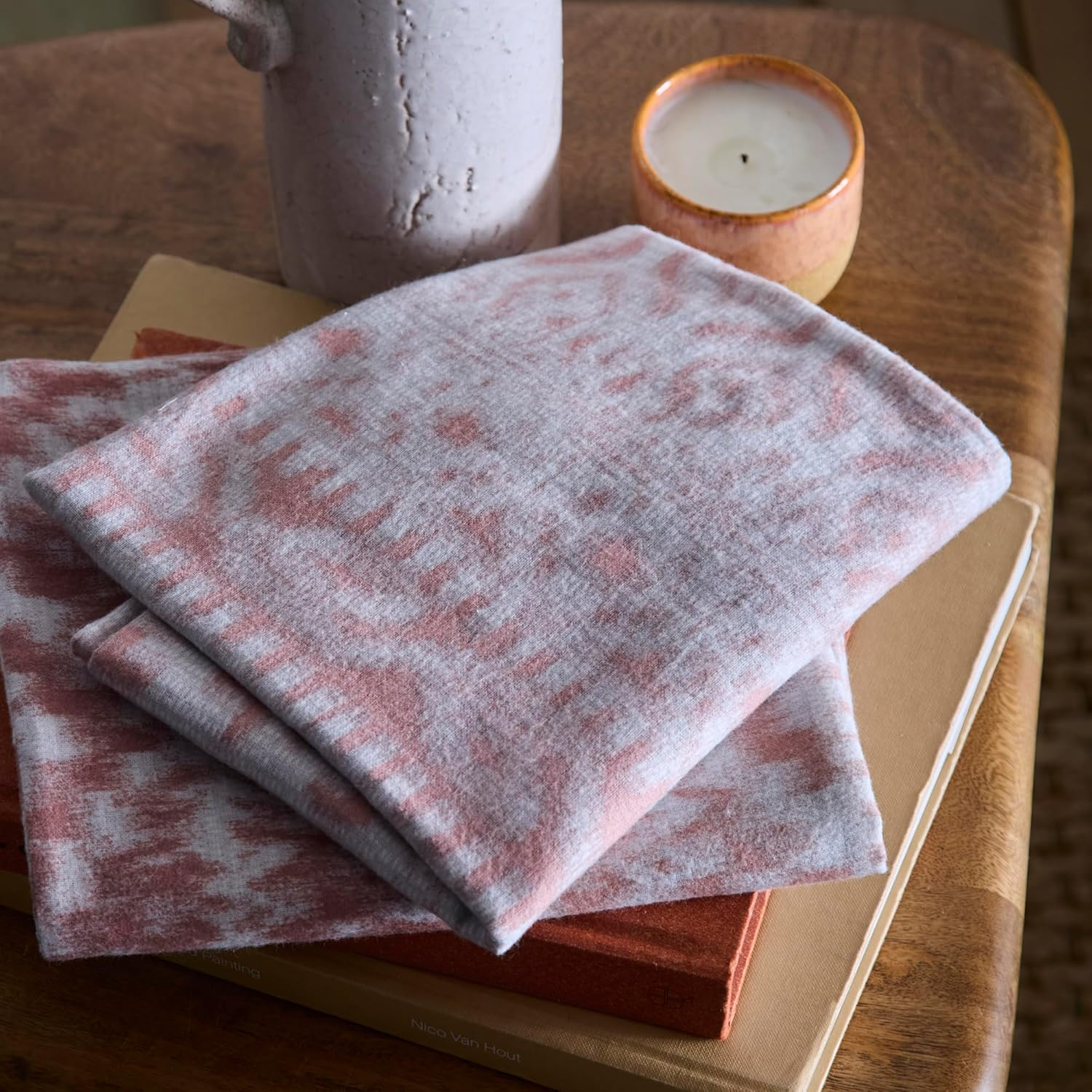 Appletree Tribal Pattern Duvet Cover Super King Size (260 X 220 Cm) 100% Brushed Cotton 2 Pillowcases Ethnic Orange Geometric Ganado/Chinle Bedding image number 3