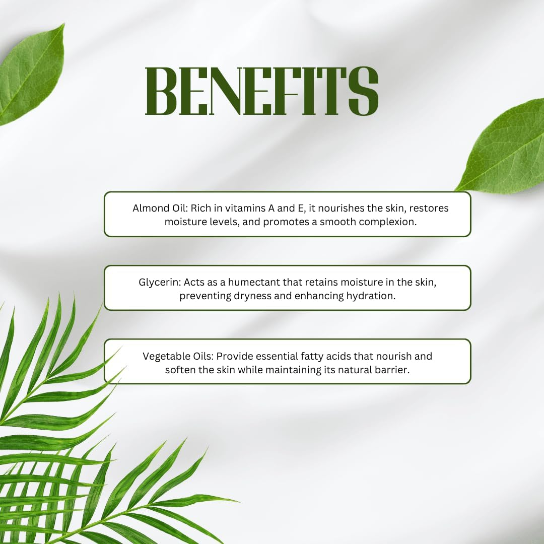 Khadi Pure Almond Soap, 125 G (Pack of 4) image number 3