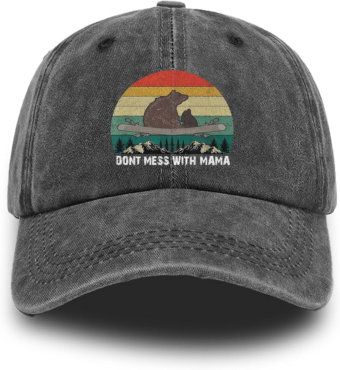 Negi Retro Baseball Cap Denim Hat for Women Female Washed Distressed Adjustable Dad Hats Unconstructed Cotton