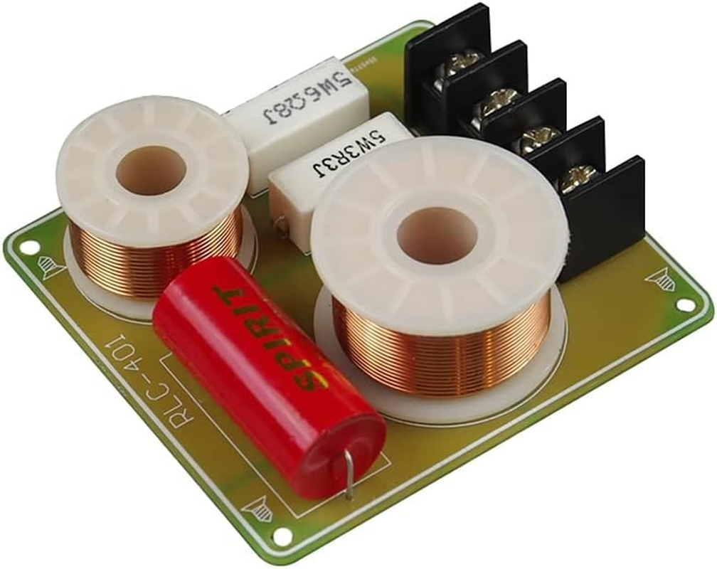 JINGERL 1PC 60W Audio Speaker Notch Filter Crossover RLC LCR Wave Hifi Frequency Filter Divider for Home Theater Loudspeaker DIY image number 3