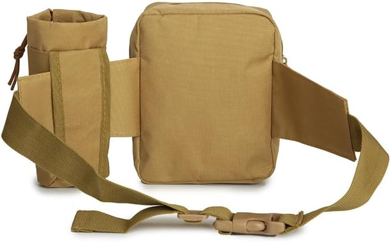 Metal Detecting Dig Pouch, Find Bag, Waist Bag with Water Bottle Pouch, for Outdoor Metal Detector Accessory